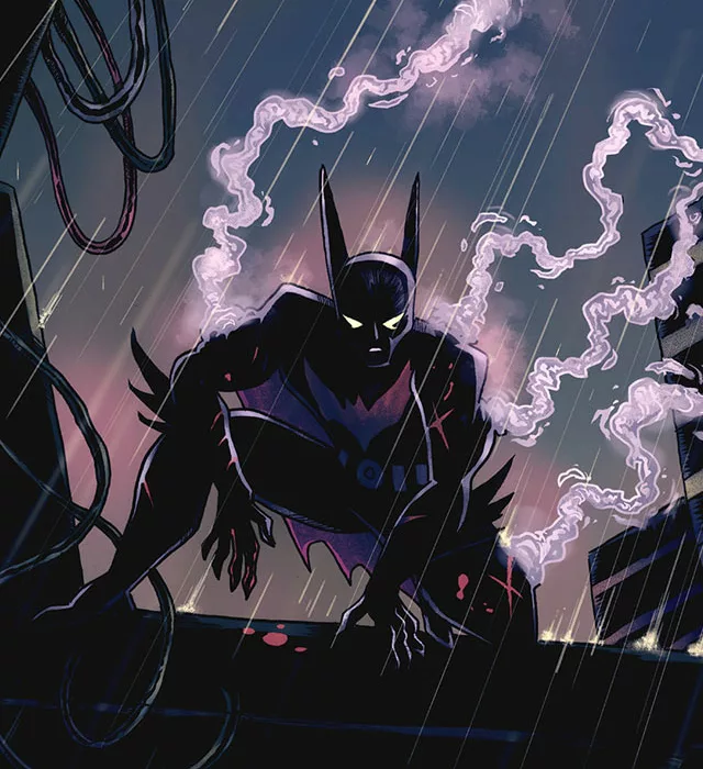 cover digital illustration batman beyond