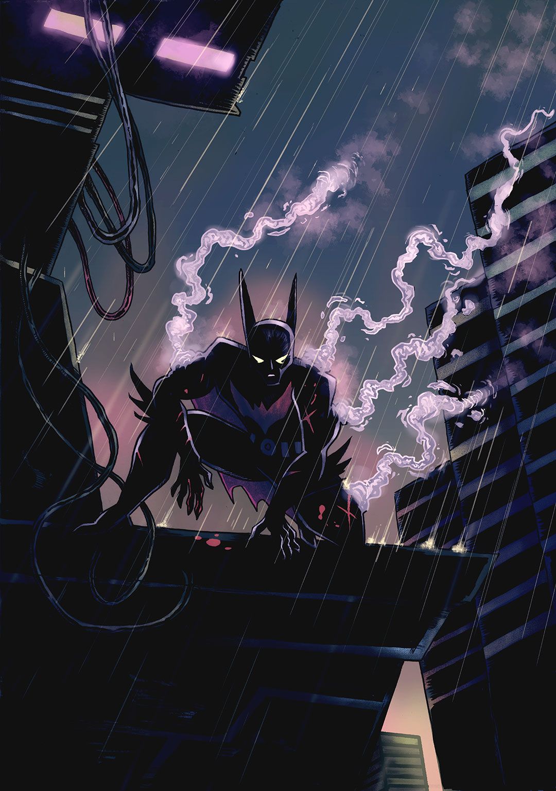 Batman Beyond - Chent Sanchez's portfolio - Art director, Illustrator, 2D  Animator