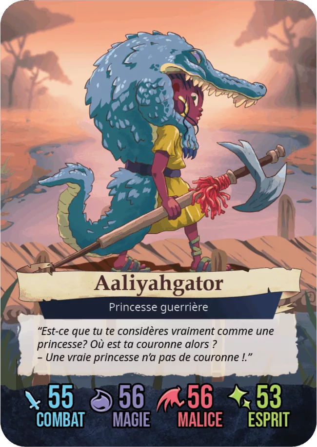 carte preview princesse alligator